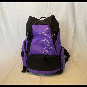 TYR swim bag purple